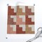 Geo Checks Rust Custom Printed Fabric by Spoonflower Various Fabrics by the Yard or Fat Quarter 21096872